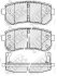 Колодки тормозные HYUN/KIA ACCENT/RIO/I30/CEED 05- задн. NiBK PN0436 (фото 1)
