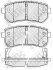 Колодки тормозные HYUN/KIA ACCENT/RIO/I30/CEED 05- задн. NiBK PN0436 (фото 1)