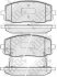 Тормозные колодки дисковые HYUN/KIA i10/PICANTO 04- перед. NiBK PN0438 (фото 1)