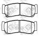 Колодка тормозная дисковые HYUNDAI Santa FE, H1 Starex, KIA Sorento, Sorento (USA), SSANGYONG Kyron, NiBK PN0447 (фото 1)