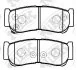 Колодка тормозная дисковые HYUNDAI Santa FE, H1 Starex, KIA Sorento, Sorento (USA), SSANGYONG Kyron, NiBK PN0447 (фото 1)