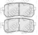 Колодки тормозные HYUN/KIA IX55/CARNIVAL 07- перед. NiBK PN0457 (фото 1)