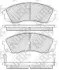 Колодки тормозные HYUN/KIA H-1/STAREX/CARNIVAL 05- перед. NiBK PN0458 (фото 1)