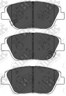 Колодки тормозные KIA OPTIMA 12- перед. NiBK PN0536