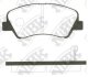 Колодка тормозная перед. Hyundai i20, Solaris IV, Elantra 11-, Accenr 11-, KIA Rio III NiBK PN0537 (фото 1)
