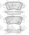 Колодка тормозная зад. HYUNDAI/KIA ACCENT(11-)/RIO(12-)/ELANTRA(11-)/TUCSON/SONATA NF/EF диск NiBK PN0538 (фото 1)