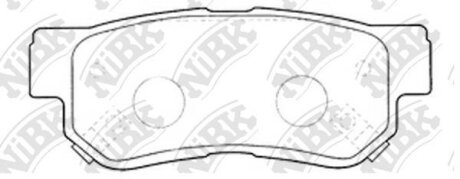 Колодка тормозная зад. HYUNDAI/KIA MAGENTIS/TUCSON/MATRIX/TRAJET/XG/ELANTRA 06-10 диск NiBK PN0539