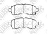 Колодки тормозные FORD FIESTA 09- передн. NiBK PN0544 (фото 1)