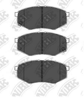 Тормозные колодки дисковые HYUN/KIA IX35/SPORTAGE NiBK PN0704
