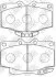 Колодки тормозные передние Toyota 4 Runner, Land Cruiser 70 NiBK PN1350 (фото 1)