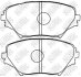 Тормозные колодки передние (17.5mm) Toyota RAV-4 1.8, 2.0 00- NiBK PN1447 (фото 1)