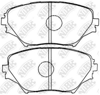 Тормозные колодки передние (17.5mm) Toyota RAV-4 1.8, 2.0 00- NiBK PN1447