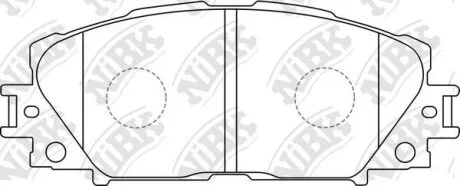 Колодки тормозные TOYOTA YARIS 05- перед. NiBK PN1508