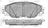 Тормозные колодки передние (147x52x17) Toyota Auris 06-, Corolla 06-, RAV-4 05- NiBK PN1530 (фото 1)