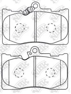 Колодки тормозные LEXUS GS/RX 05- перед. NiBK PN1547