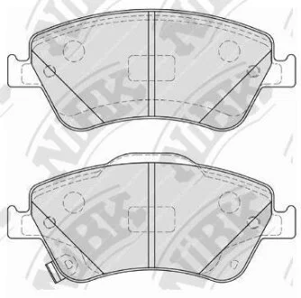 Колодки тормозные TOYOTA AURIS/COROLLA 06- задн. NiBK PN1835