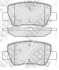 Колодки тормозные TOYOTA AVENSIS 09- задн. NiBK PN1838 (фото 1)