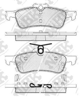 Колодки тормозные TOYOTA YARIS/VITZ 05- 1.0-1.3 NiBK PN1840