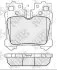 Тормозные колодки дисковые LEXUS LS460 06- NiBK PN1844 (фото 1)