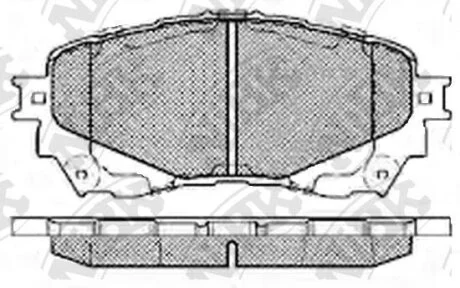 Колодки тормозные MAZDA 6 12- перед. NiBK PN25002