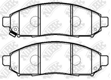 Колодки тормозные NISSAN PATHFINDER 05- 2.5 DIESEL перед. NiBK PN2517