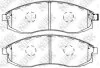 Колодки тормозные передние Nissan Maxima, Mitsubishi L200 96-07 NiBK PN2824 (фото 1)