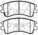 Колодка тормозная дисковые MAZDA Mazda 6, Mazda 6 Wagon NiBK PN5526 (фото 1)