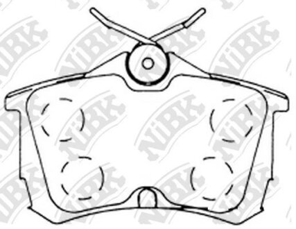 Колодки тормозные HONDA ACCORD -08 1.6-2.4 задн. NiBK PN8109