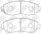 Колодка тормозная перед. ACURA RDX, HONDA CR-V, Odyssey, Lagreat, Crosstour NiBK PN8802 (фото 1)