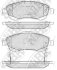 Колодки тормозные HONDA CR-V 07- перед. NiBK PN8808 (фото 1)
