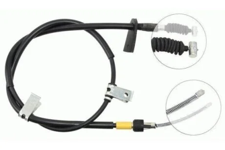 Трос, стояночная тормозная система NIPPARTS J18848