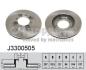 Диск тормозной Hyundai ELANTRA 95- NIPPARTS J3300505 (фото 1)