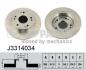 Диск тормозной Honda CIVIC VIII, IX NIPPARTS J3314034 (фото 1)