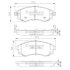 Колодки тормозные DAEWOO/SSANGYONG KORANDO/REXTON 98- передн. NIPPARTS J3600401 (фото 1)
