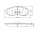 Колодки тормозные GM AVEO/KALOS 02- перед. NIPPARTS J3600911 (фото 1)