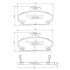 Колодки тормозные диск. Honda CIVIC NIPPARTS J3604031 (фото 1)