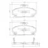 Колодки тормозные диск. Honda CIVIC NIPPARTS J3604031 (фото 1)