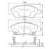 Колодки тормозные диск. Honda CIVIC, NIPPARTS J3604033 (фото 1)