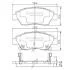 Колодки тормозные диск. Honda CIVIC, NIPPARTS J3604033 (фото 1)