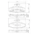 Колодки тормозные GM/SSANGYONG KORANDO/MUSSO/REXTON 96- задн. NIPPARTS J3610400 (фото 1)