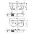 Тормозные колодки дисковые SSANGYONG REXTON 02-/KYRON 05-/ACTYON 05- задние NIPPARTS J3610401 (фото 1)