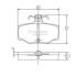 Тормозные колодки дисковые NISSAN ALMERA 00-/PRIMERA 90-02 задние NIPPARTS J3611031 (фото 1)