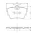 Колодки тормозные диск. Opel VIVARO, Renault TRAFIC II, Nissan PRIMESTAR NIPPARTS J3611047 (фото 1)
