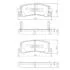 Тормозные колодки дисковые TOYOTA AVENSIS/CAMRY/CARINA/CELICA/COROLLA 86-03 задние NIPPARTS J3612013 (фото 1)