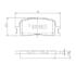 Тормозные колодки дисковые TOYOTA CAMRY (_V30_) 2.4/3.0 01-04/HIGHLANDER 00-07 задние NIPPARTS J3612024 (фото 1)