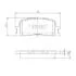 Тормозные колодки дисковые TOYOTA CAMRY (_V30_) 2.4/3.0 01-04/HIGHLANDER 00-07 задние NIPPARTS J3612024 (фото 1)