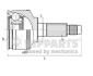 К-т шарнiрний привiдного валу NIPPARTS N2820516 (фото 1)