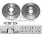 Диск тормозной NISSAN TIIDA 07- передний вент. NIPPARTS N3301124 (фото 1)