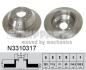 Диск гальмівний задній HYUNDAI Santa Fe CM 06-12, Santa Fe DM 12-18, Grand Santa Fe 12-18, KIA Sorento XM 09-15 NIPPARTS N3310317 (фото 1)