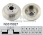 Диск гальмівний / MITSUBISHI GRANDIS 2.0DI-D 16V 07.02- NIPPARTS N3315027 (фото 1)